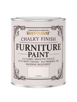 image of Rust-Oleum Chalky Finish 750 Ml Furniture Paint - Porcelain