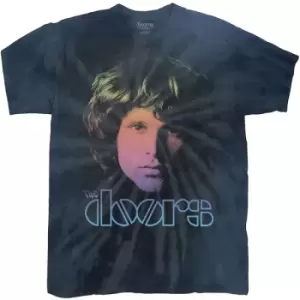 Image of The Doors - Jim Halftone Gradient Unisex Large T-Shirt - Blue