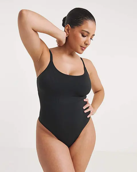Image of Boux Avenue Boux Avenue Thong Contour Body Black Female Medium DD-G QV59306