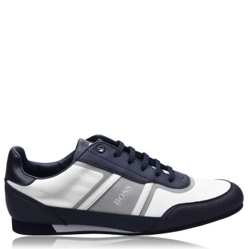 Image of BOSS Lighter Low Nylon Synthetic Trainers - White