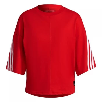 Image of adidas Sportswear Future Icons 3-Stripes T-Shirt W - Vivid Red