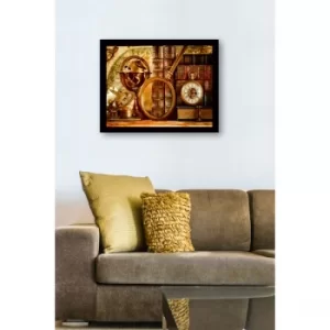 Image of SC0910 Multicolor Decorative Framed MDF Painting