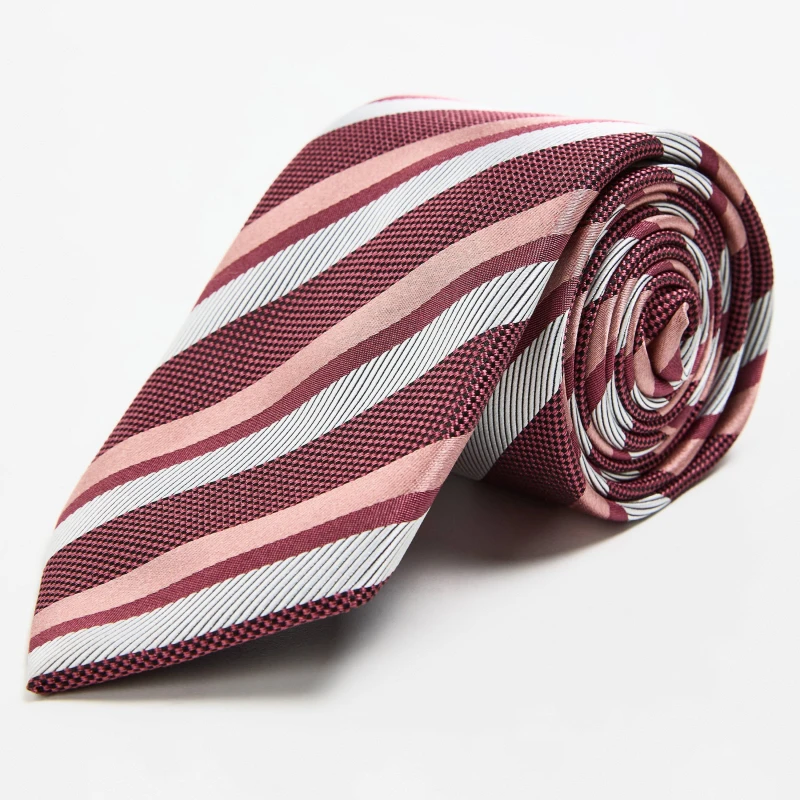 Image of Boss Mens 7.5cm Tie Open Pink male One Size
