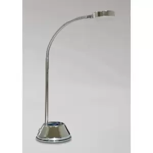 Image of Table Lamp Tobias 1 Bulb 3W LED 3000K, 300lm, polished chrome/frosted acrylic