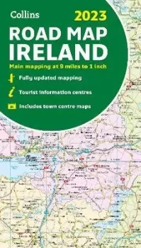 Image of 2023 Collins Road Map of Ireland by Collins Maps