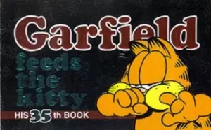 Image of Garfield feeds the kitty by Jim Davis