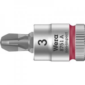 image of Wera 8751 A 05003352001 Phillips Bit PH 3 1/4 (6.3 mm)