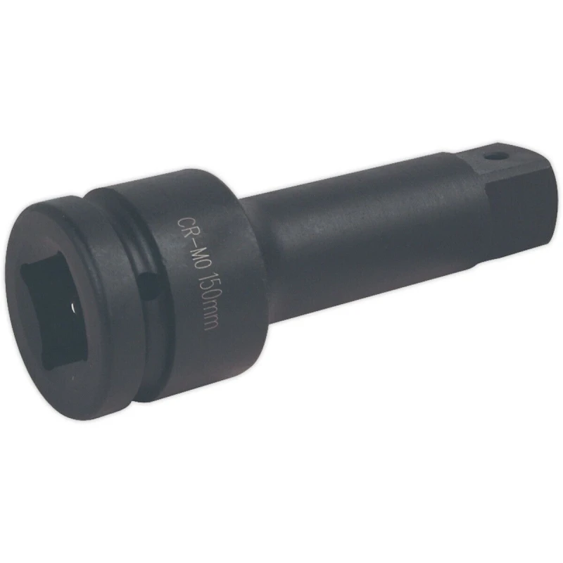 Image of Loops 150mm Steel Impact Extension Bar - 1" Sq Drive - Spring-Ball Socket Retainer Metallics