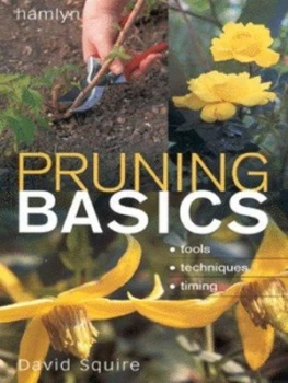 Image of Pruning Basics by David Squire Book