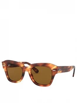 Image of Ray-Ban State Street Sunglasses - Havana