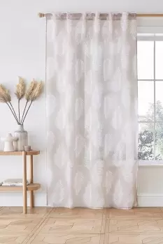 Image of 'Palm Leaf' Curtain Panel