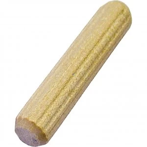 image of Faithfull Fluted Wood Dowels 10mm 40mm Pack of 35