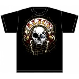 Image of Alice Cooper Band Back Patch Mens Black T-Shirt X-Large