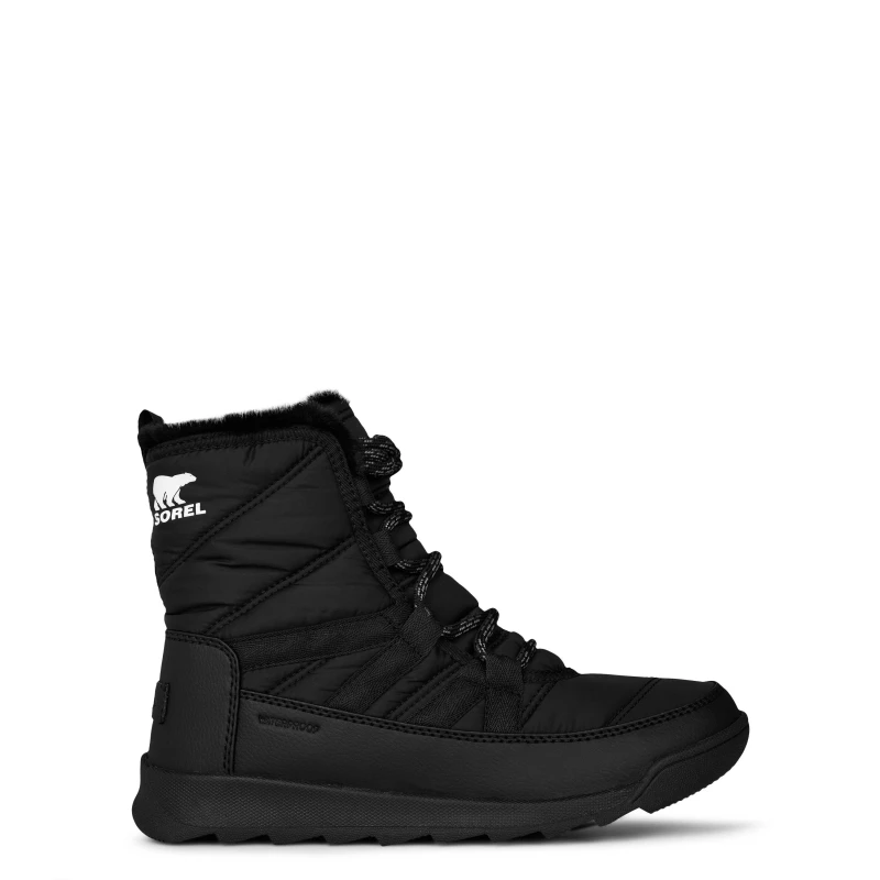 Image of Sorel Womens Whitney II Plus Lace WP Waterproof Ankle Boots - UK 6 Black female ES3860BQU6