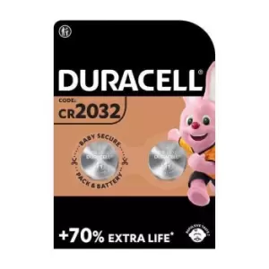 Image of Duracell DL2032/CR2032/ECR2032 Batteries - Pack of 2