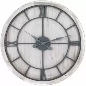 image of Williston White Large Wall Clock