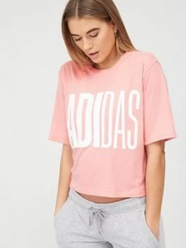 Image of adidas Universal Standard T-Shirt 1 - Pink, Size XS, Women
