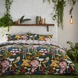 Image of furn. Amanita Duvet Cover Set Forest Green Forest (Green)