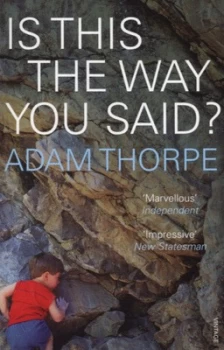 Image of Is This the Way You Said by Adam Thorpe Book