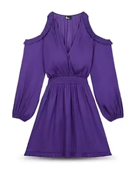 image of The Kooples Cold Shoulder Mini Dress