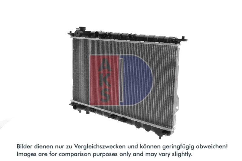 Image of AKS DASIS 510033N Engine radiator Aluminium, Brazed cooling fins, Manual Transmission Radiator,engine cooling (470)