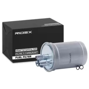 Image of RIDEX Fuel Filter FORD,HYUNDAI,KIA 9F0098 1069071,1069073,1079271 1088053,1116546,1118400,1146928,1150868,1230621,1253789,1S719155AC,1S719155AD