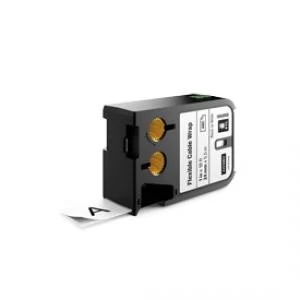 Image of Dymo 1868808 Black on White Label Tape 24mm x 5.5m