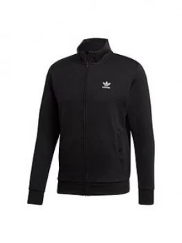 Image of Adidas Originals Essentials Trefoil Track Top - Black