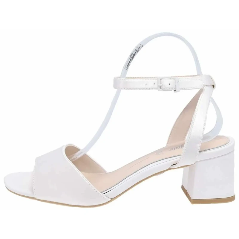 Image of Buffalo Womens heeled sandals Buffalo Beate Blanc Female 37