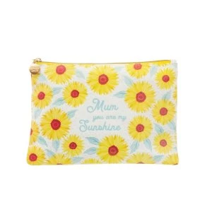 Image of Sass & Belle Sunflower Mum Cotton Make Up Pouch