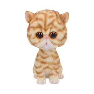 Image of Bob Puss Ginger Striped Cat Bobble Head Figurine