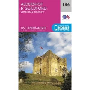 Image of Aldershot & Guildford, Camberley & Haslemere by Ordnance Survey (Sheet map, folded, 2016)