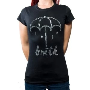 Image of Bring Me The Horizon - Umbrella Womens Large T-Shirt - Black
