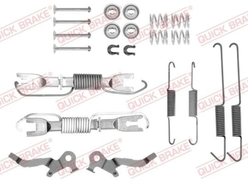 Image of QUICK BRAKE Brake shoe fitting kit QUICK BRAKE 105-0002S