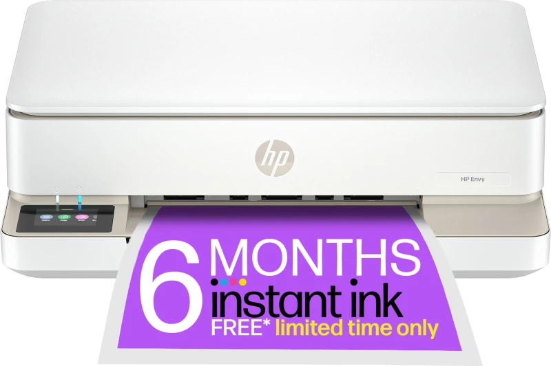 Image of HP Envy 6120e All-in-One Thermal Inkjet Printer - White