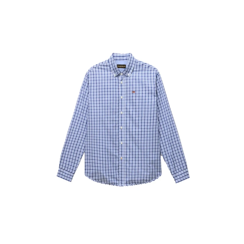 Image of Long sleeve shirt Napapijri Terra Bleu Male XS