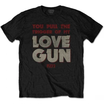 Image of KISS - Pull The Trigger Mens Small T-Shirt - Black