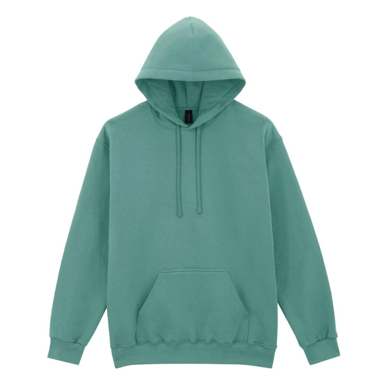 Image of Gildan Mens Midweight Hoodie in Aqua Size: Medium Aqua Male M