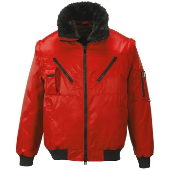 Image of Portwest - PJ10RER5XL - sz 5XL Pilot Jacket - Red
