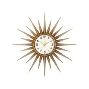 Image of Acctim Stella Wall Clock Sprayed Gold