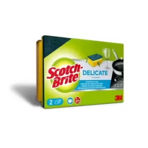 Image of Scotch-Brite Delicate Scrub Sponge 2 Piece