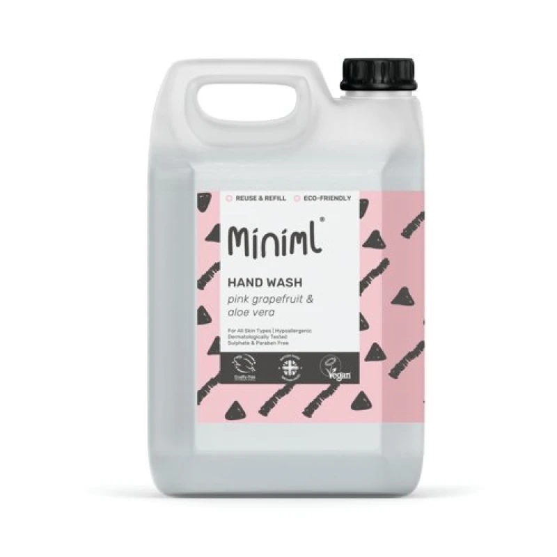 Image of Miniml Miniml Hand Wash Pink Grapefruit 5L Refill MIN388 MIN388