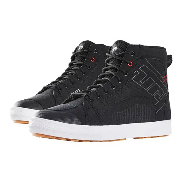Image of Furygan Stockton Air D30 Shoes Black Red Size 45