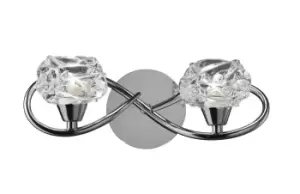 Image of Maremagnum Wall Lamp Switched 2 Light G9, Polished Chrome