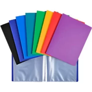 Image of Exacompta Display Book PP Opak, 20 Pkts, 17x22, Assorted, Pack of 10