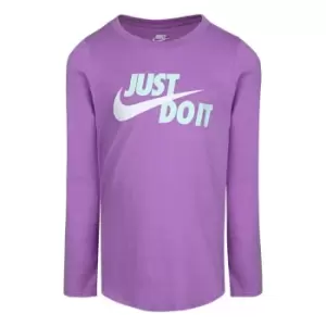 image of Nike Long Sleeve T Shirt - Purple