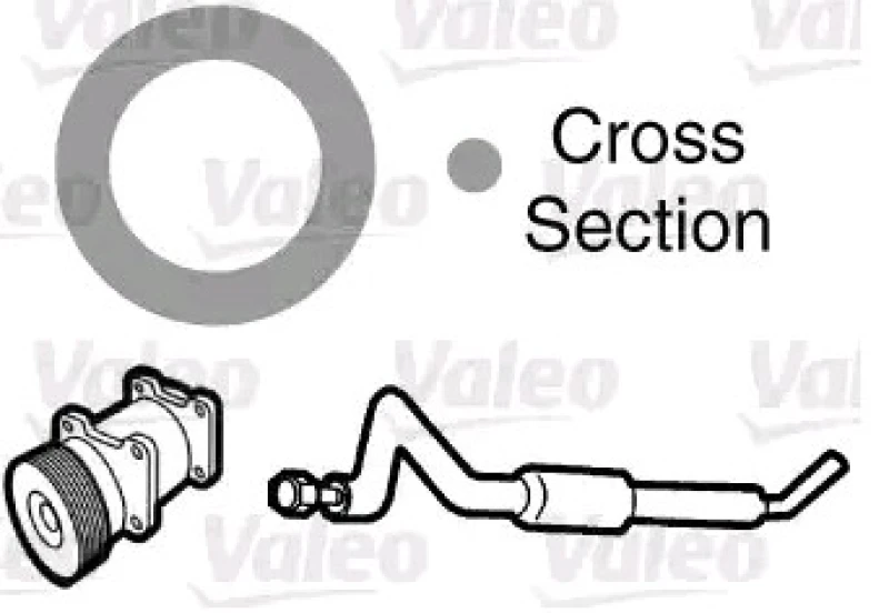 Image of VALEO 509298 Gaskets Seal,coolant pipe (547)