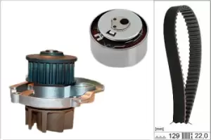 Image of INA Water Pump + Timing Belt Kit 530 0462 30 FORD,FIAT,ALFA ROMEO,KA (RU8),GRANDE PUNTO (199),PANDA (169),500 (312),PUNTO (188),PUNTO EVO (199)