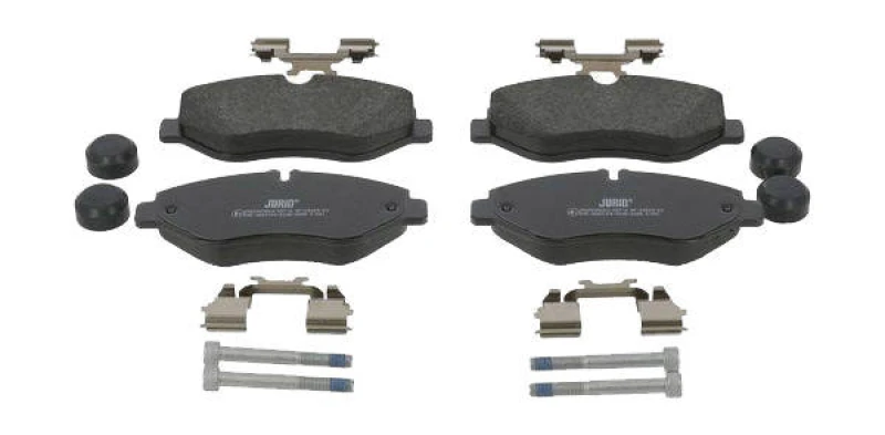 Image of JURID 2922909560 Brake pad set prepared for wear warning indicator, with accessories Brake Pad Set,disc brake (402)
