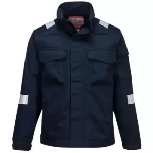 Image of Portwest - FR68NARL - sz L Bizflame Ultra Jacket - Navy